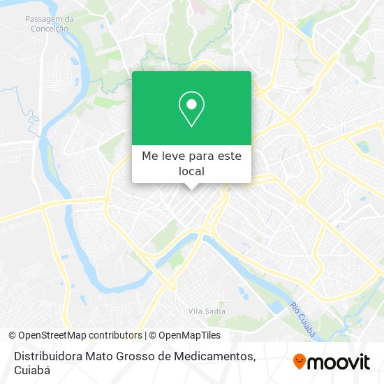 Distribuidora Mato Grosso de Medicamentos mapa
