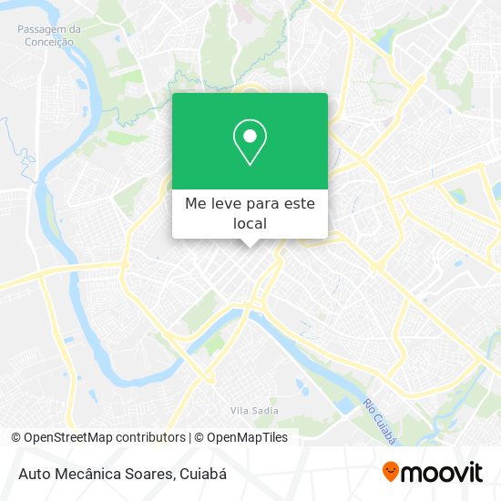 Auto Mecânica Soares mapa