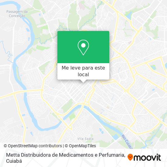 Metta Distribuidora de Medicamentos e Perfumaria mapa