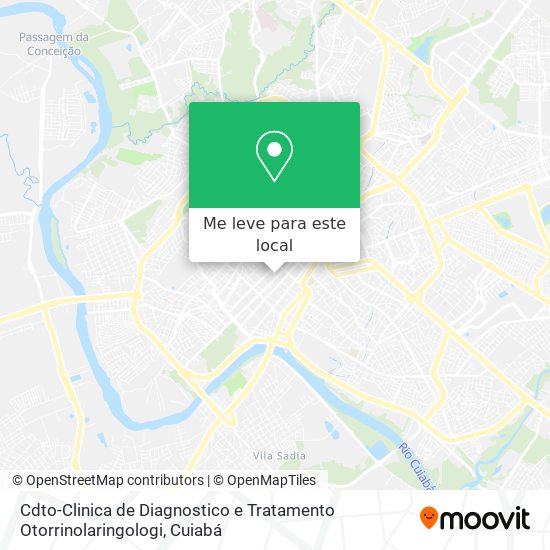 Cdto-Clinica de Diagnostico e Tratamento Otorrinolaringologi mapa