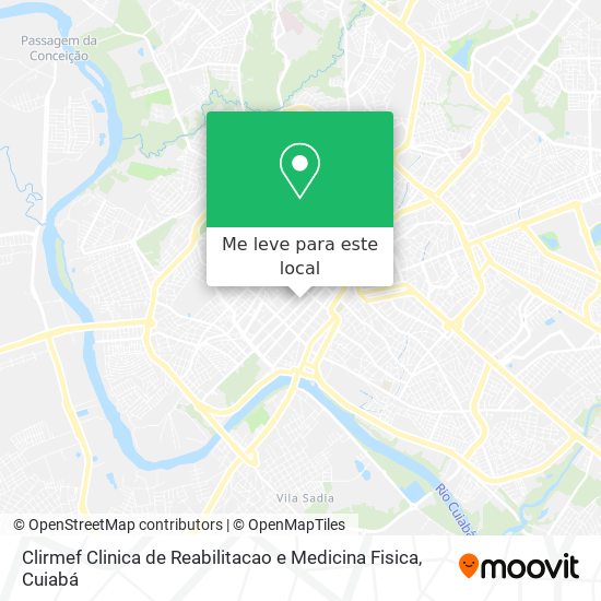 Clirmef Clinica de Reabilitacao e Medicina Fisica mapa
