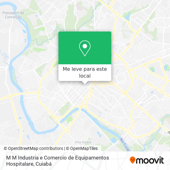 M M Industria e Comercio de Equipamentos Hospitalare mapa