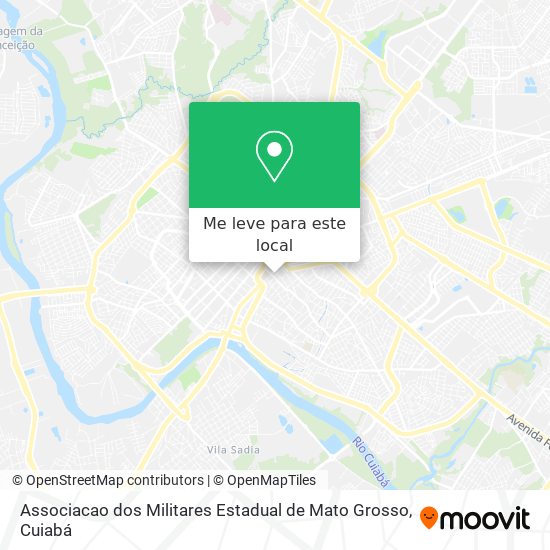 Associacao dos Militares Estadual de Mato Grosso mapa