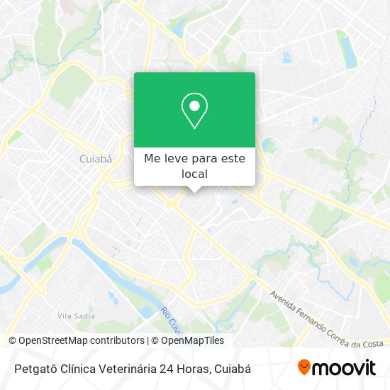 Petgatô Clínica Veterinária 24 Horas mapa