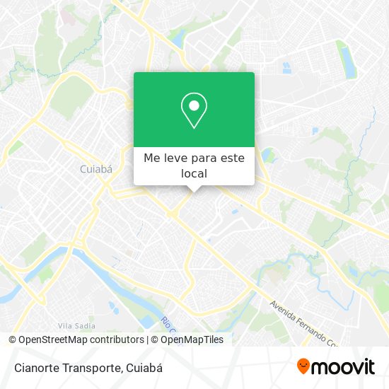 Cianorte Transporte mapa