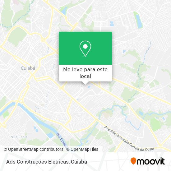 Ads Construções Elétricas mapa