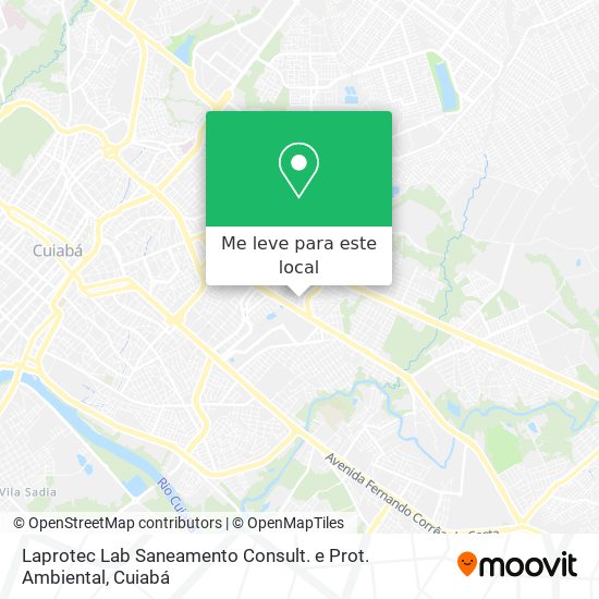 Laprotec Lab Saneamento Consult. e Prot. Ambiental mapa