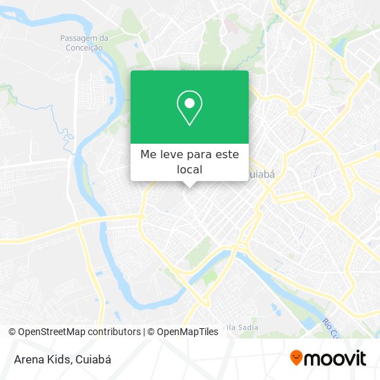 Arena Kids mapa
