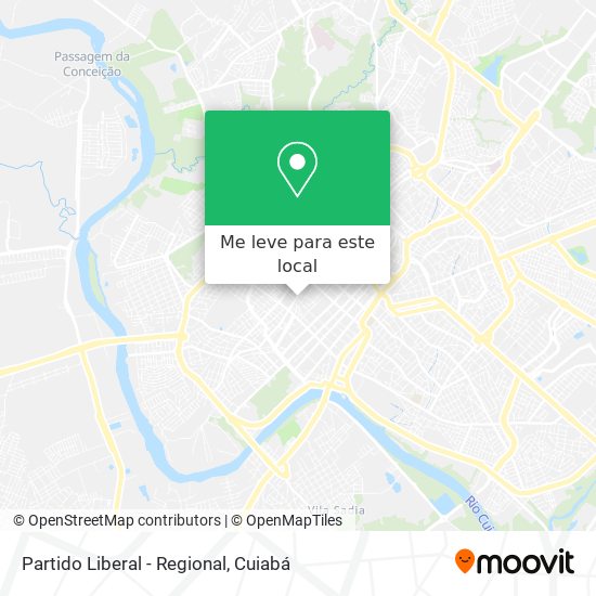 Partido Liberal - Regional mapa