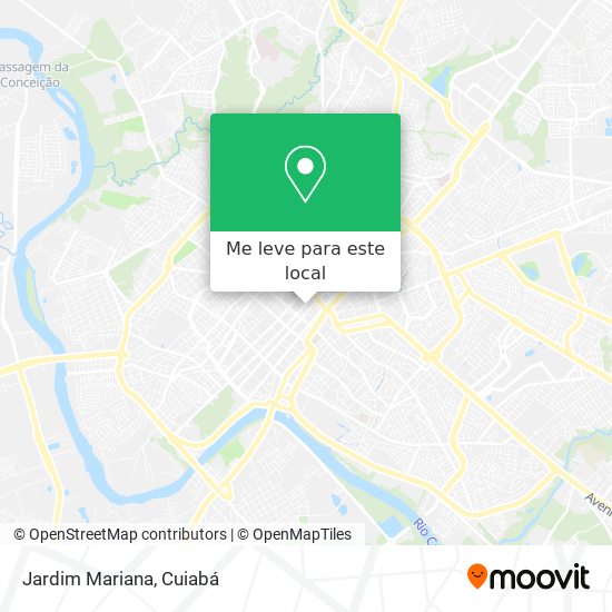 Jardim Mariana mapa