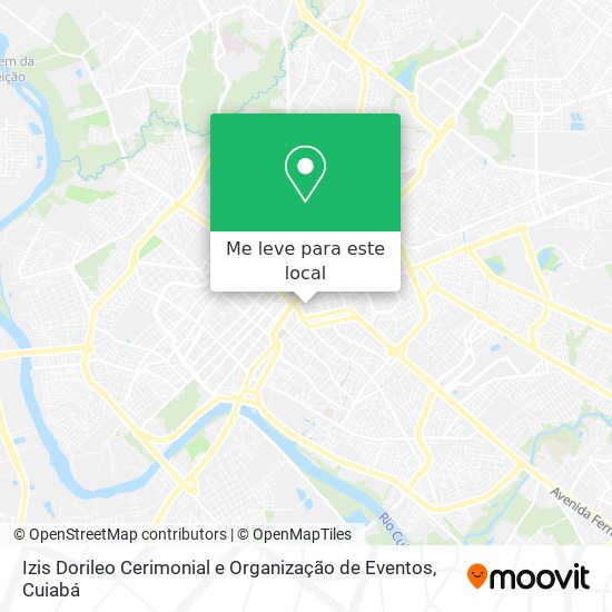 Izis Dorileo Cerimonial e Organização de Eventos mapa