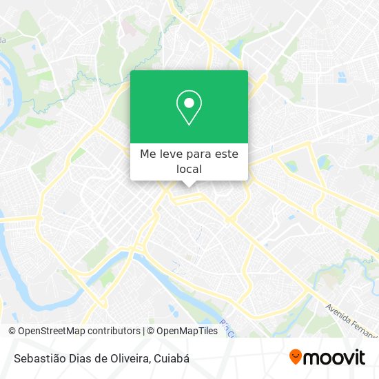 Sebastião Dias de Oliveira mapa