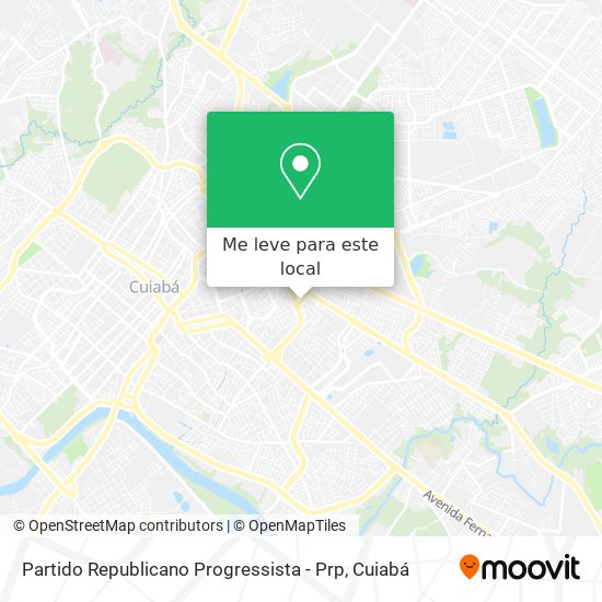 Partido Republicano Progressista - Prp mapa