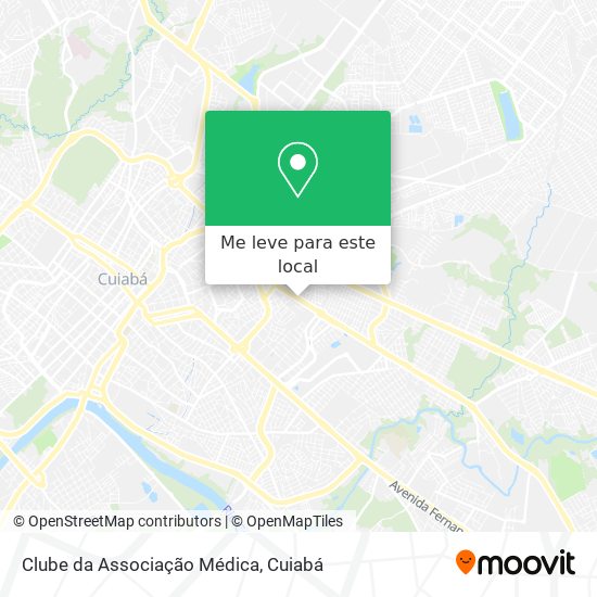 Clube da Associação Médica mapa