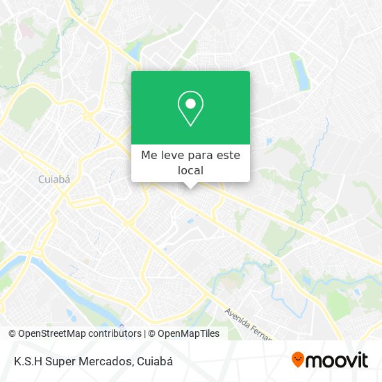K.S.H Super Mercados mapa
