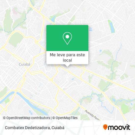 Combatex Dedetizadora mapa
