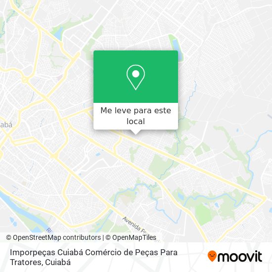 Imporpeças Cuiabá Comércio de Peças Para Tratores mapa