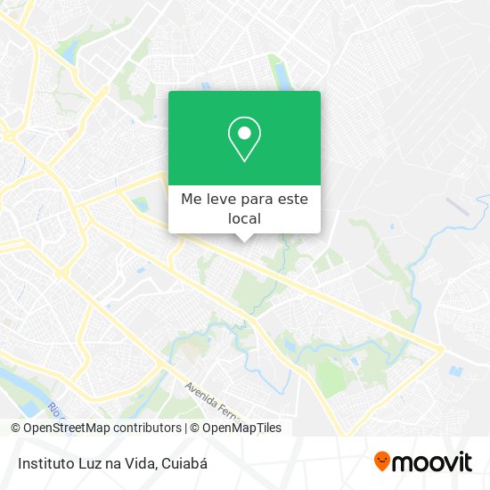 Instituto Luz na Vida mapa