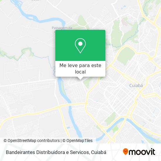 Bandeirantes Distribuidora e Servicos mapa