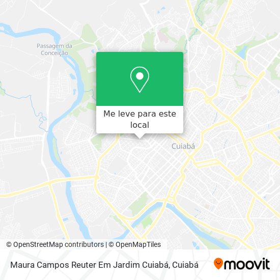 Maura Campos Reuter Em Jardim Cuiabá mapa
