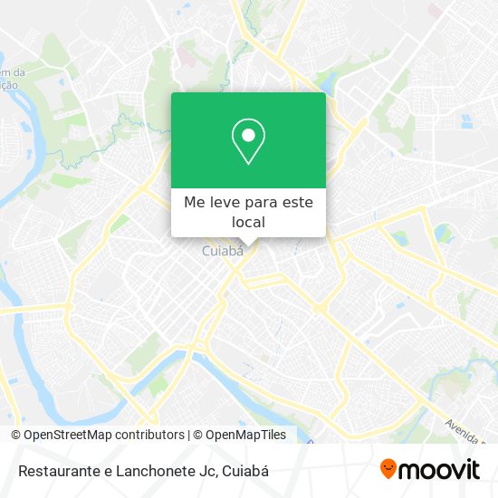 Restaurante e Lanchonete Jc mapa