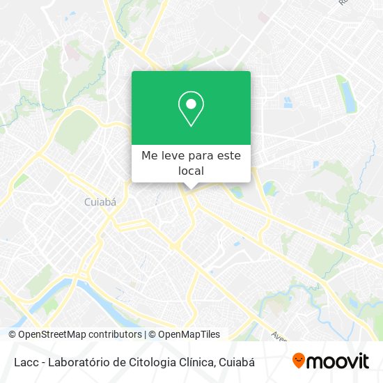 Lacc - Laboratório de Citologia Clínica mapa
