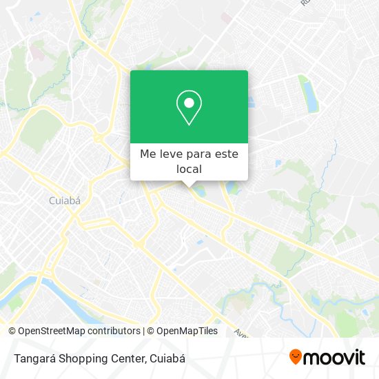 Tangará Shopping Center mapa