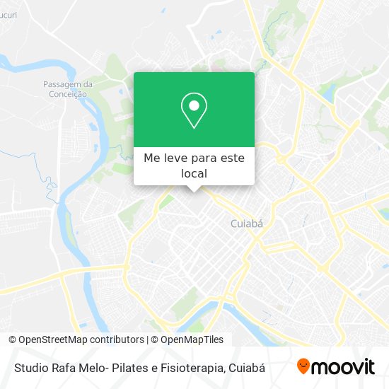 Studio Rafa Melo- Pilates e Fisioterapia mapa