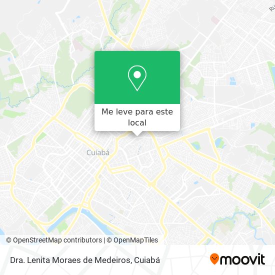 Dra. Lenita Moraes de Medeiros mapa