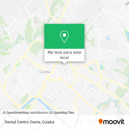 Dental Centro Oeste mapa