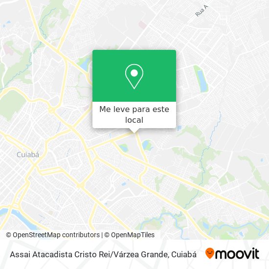 Assai Atacadista Cristo Rei / Várzea Grande mapa