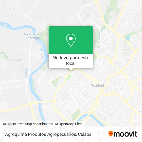 Agroquima Produtos Agropecuários mapa