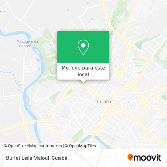 Buffet Leila Malouf mapa
