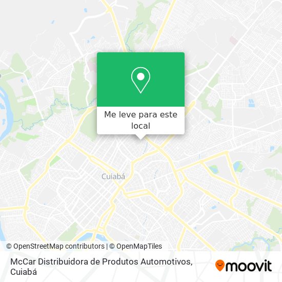 McCar Distribuidora de Produtos Automotivos mapa