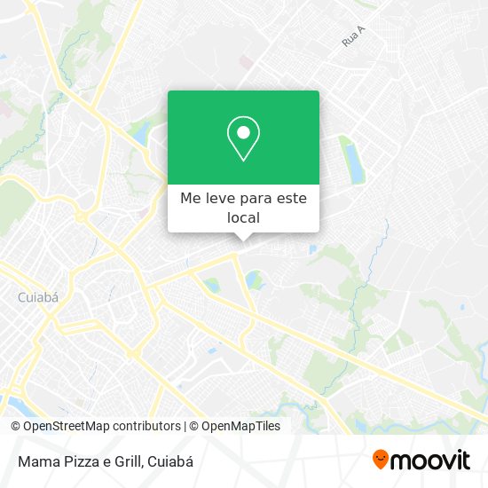 Mama Pizza e Grill mapa