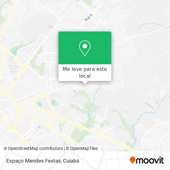 Espaço Mendes Festas mapa