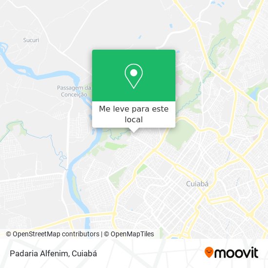 Padaria Alfenim mapa