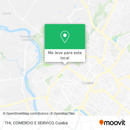 THL COMERCIO E SERVICO mapa
