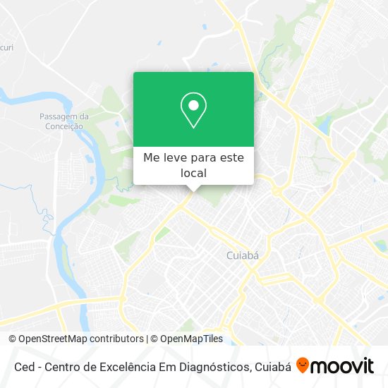 Ced - Centro de Excelência Em Diagnósticos mapa
