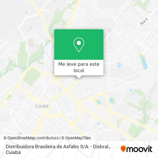 Distribuidora Brasileira de Asfalto S / A. - Disbral. mapa
