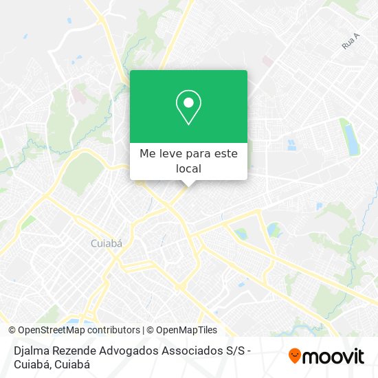 Djalma Rezende Advogados Associados S / S - Cuiabá mapa