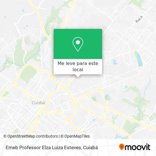 Emeb Professor Elza Luiza Esteves mapa