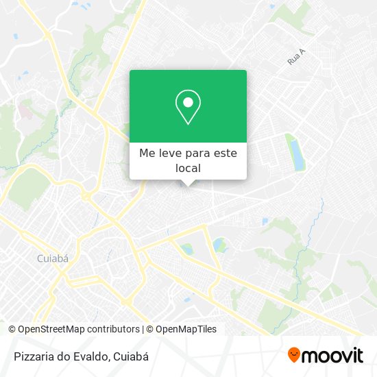 Pizzaria do Evaldo mapa