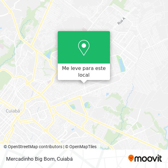 Mercadinho Big Bom mapa