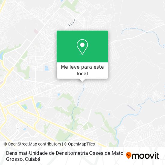 Densimat-Unidade de Densitometria Ossea de Mato Grosso mapa