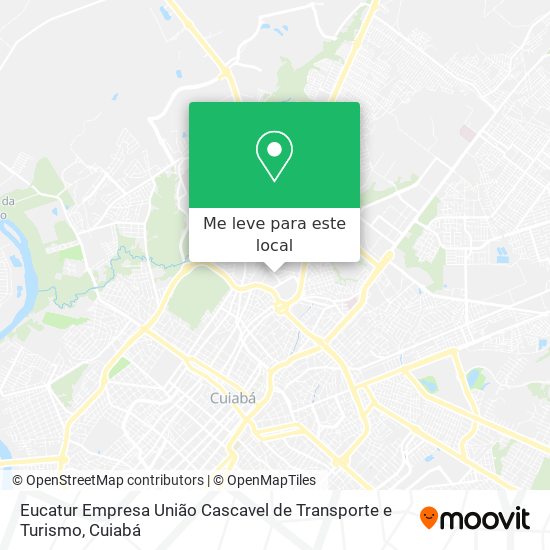 Eucatur Empresa União Cascavel de Transporte e Turismo mapa