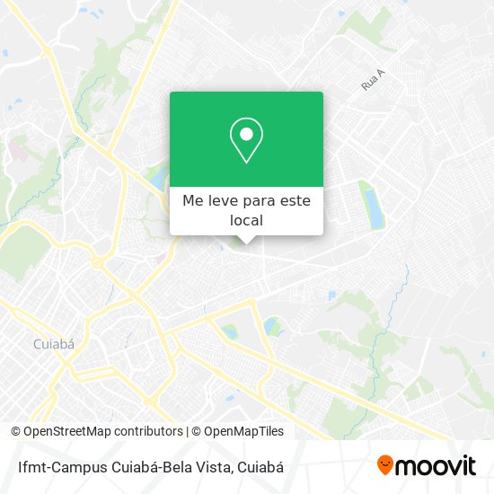 Ifmt-Campus Cuiabá-Bela Vista mapa