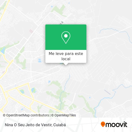 Nina O Seu Jeito de Vestir mapa