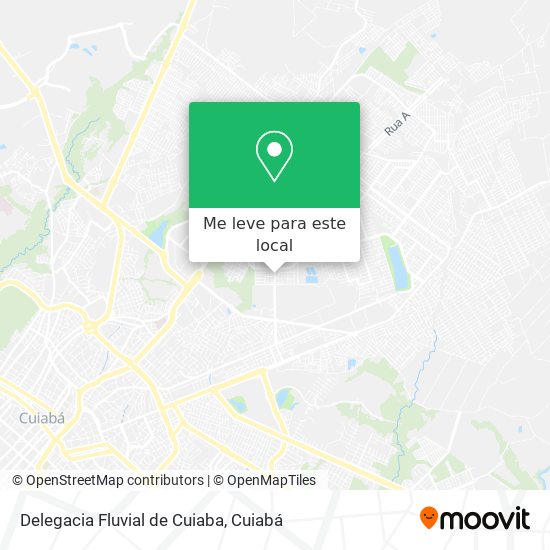 Delegacia Fluvial de Cuiaba mapa