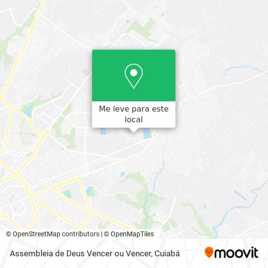Assembleia de Deus Vencer ou Vencer mapa